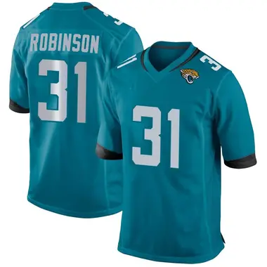 Men's Nike Jacksonville Jaguars Keilan Robinson Jersey - Teal Game