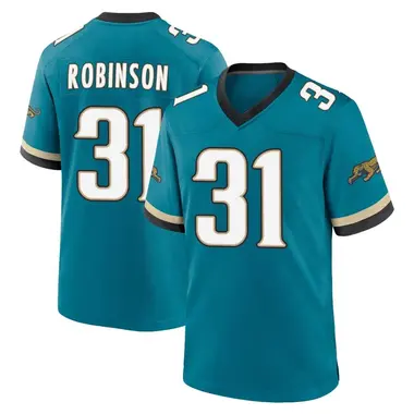 Men's Nike Jacksonville Jaguars Keilan Robinson Prowler Throwback Jersey - Teal Game