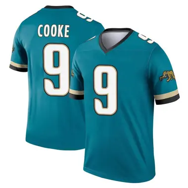 Men's Nike Jacksonville Jaguars Logan Cooke Prowler Throwback Jersey - Teal Legend