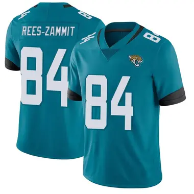 Men's Nike Jacksonville Jaguars Louis Rees-Zammit Vapor Untouchable Jersey - Teal Limited