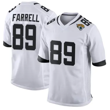 Luke Farrell 89 Jacksonville Jaguars Super Bowl LVII Super Bowl LVII Teal  Men Game Jersey - Bluefink