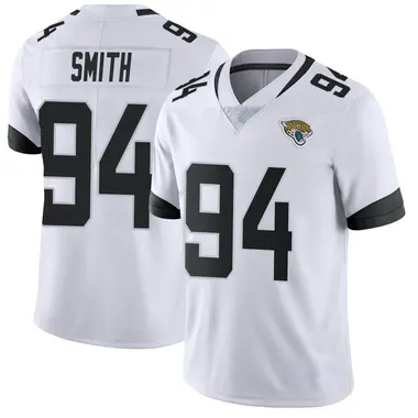 Men's Nike Jacksonville Jaguars Maason Smith Vapor Untouchable Jersey - White Limited