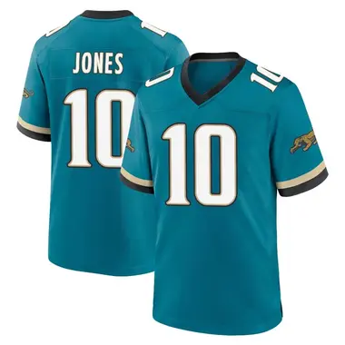 Men's Nike Jacksonville Jaguars Mac Jones Prowler Throwback Jersey - Teal Game