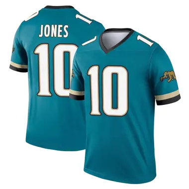 Men's Nike Jacksonville Jaguars Mac Jones Prowler Throwback Jersey - Teal Legend