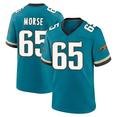 Men's Nike Jacksonville Jaguars Mitch Morse Prowler Throwback Jersey - Teal Game