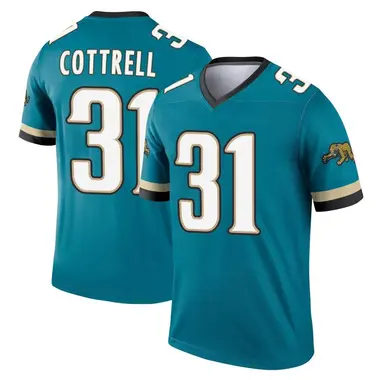 Men's Nike Jacksonville Jaguars Nathan Cottrell Prowler Throwback Jersey - Teal Legend