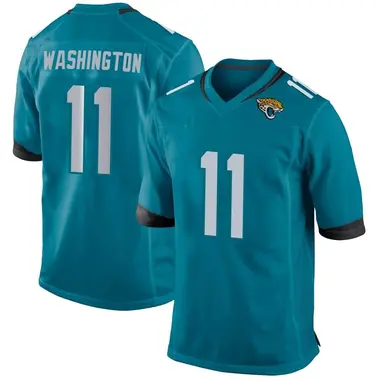 Men's Nike Jacksonville Jaguars Parker Washington Jersey - Teal Game