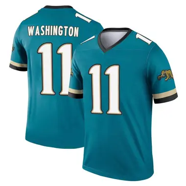 Men's Nike Jacksonville Jaguars Parker Washington Prowler Throwback Jersey - Teal Legend