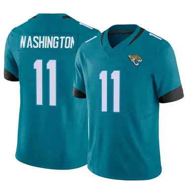 Men's Nike Jacksonville Jaguars Parker Washington Vapor F.U.S.E. Jersey - Teal Limited