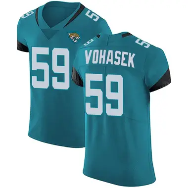 Men's Nike Jacksonville Jaguars Raymond Vohasek Vapor Untouchable Alternate Jersey - Teal Elite