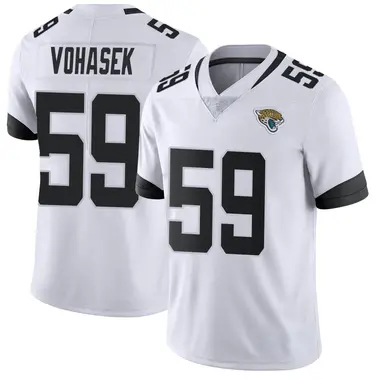 Men's Nike Jacksonville Jaguars Raymond Vohasek Vapor Untouchable Jersey - White Limited