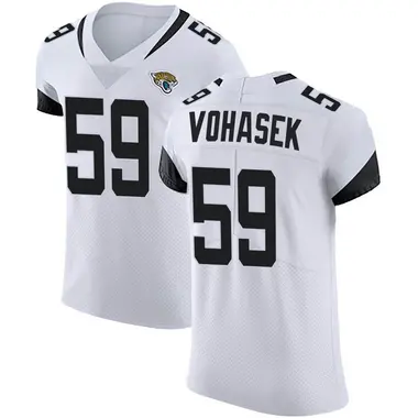 Men's Nike Jacksonville Jaguars Raymond Vohasek Vapor Untouchable Road Jersey - White Elite