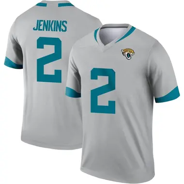 New York Jets Jordan Jenkins Gray Inverted Legend Jersey - Bluefink