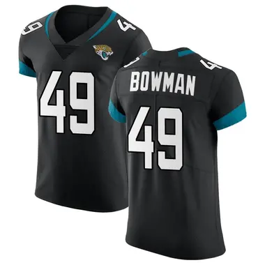 Men's Nike Jacksonville Jaguars Shawn Bowman Vapor Untouchable Jersey - Black Elite