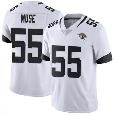 Men's Nike Jacksonville Jaguars Tanner Muse Vapor Untouchable Jersey - White Limited