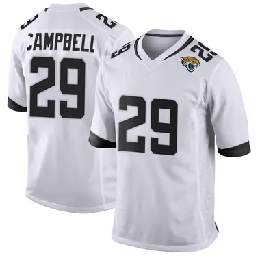 Men's Nike Jacksonville Jaguars Tevaughn Campbell Jersey - White Game