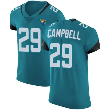 Men's Nike Jacksonville Jaguars Tevaughn Campbell Vapor Untouchable Alternate Jersey - Teal Elite