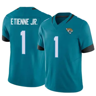 Brenton Strange Men's Nike White Jacksonville Jaguars Vapor Untouchable Elite Custom Jersey