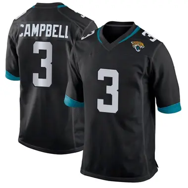 Men's Nike Jacksonville Jaguars Tyson Campbell Jersey - Black Game