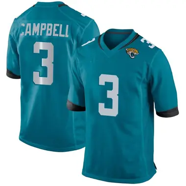 Men's Nike Jacksonville Jaguars Tyson Campbell Jersey - Teal Game