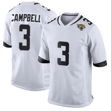 Men's Nike Jacksonville Jaguars Tyson Campbell Jersey - White Game