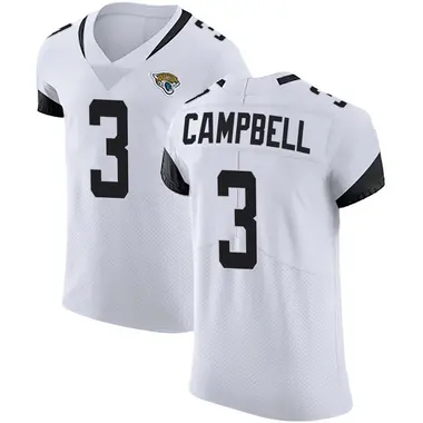 Men's Nike Jacksonville Jaguars Tyson Campbell Vapor Untouchable Road Jersey - White Elite