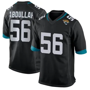 Men's Nike Jacksonville Jaguars Yasir Abdullah Jersey - Black Game