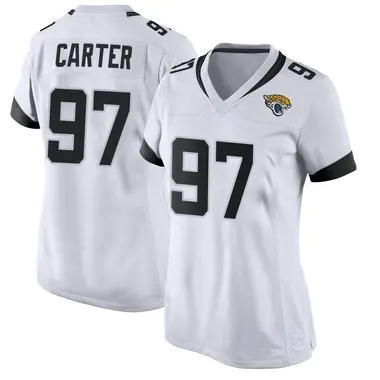 Women's Nike Jacksonville Jaguars Andre Carter Jersey - White Game