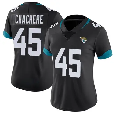 Women's Nike Jacksonville Jaguars Andre Chachere Vapor Untouchable Jersey - Black Limited