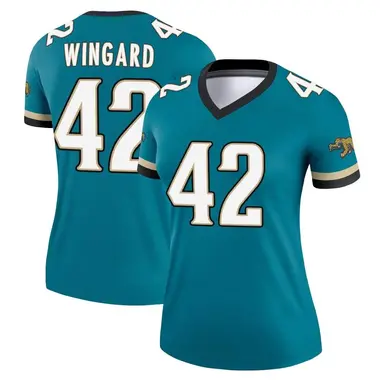 Women's Nike Jacksonville Jaguars Andrew Wingard Prowler Throwback Jersey - Teal Legend