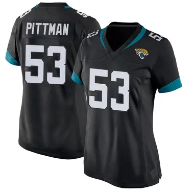 Women's Nike Jacksonville Jaguars Anthony Pittman Jersey - Black Game