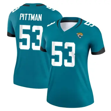 Women's Nike Jacksonville Jaguars Anthony Pittman Jersey - Teal Legend