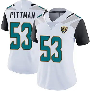 Women's Nike Jacksonville Jaguars Anthony Pittman Vapor Untouchable Jersey - White Limited