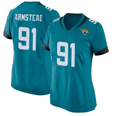 Women's Nike Jacksonville Jaguars Arik Armstead Jersey - Teal Game