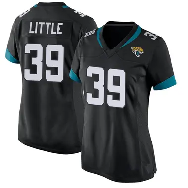 Women's Nike Jacksonville Jaguars Cam Little Jersey - Black Game