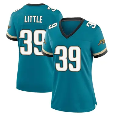 Women's Nike Jacksonville Jaguars Cam Little Prowler Throwback Jersey - Teal Game