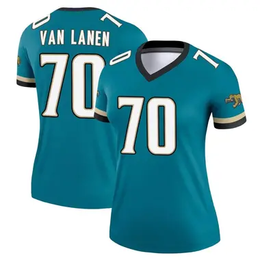 Women's Nike Jacksonville Jaguars Cole Van Lanen Prowler Throwback Jersey - Teal Legend