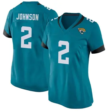 Women's Nike Jacksonville Jaguars D'Ernest Johnson Jersey - Teal Game