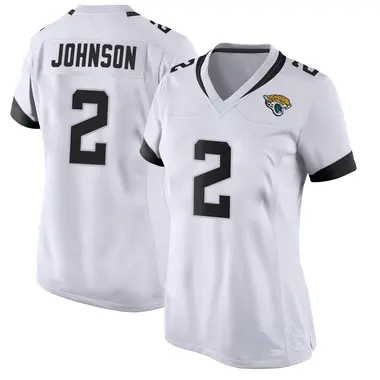 Women's Nike Jacksonville Jaguars D'Ernest Johnson Jersey - White Game