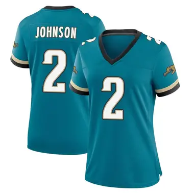 Women's Nike Jacksonville Jaguars D'Ernest Johnson Prowler Throwback Jersey - Teal Game