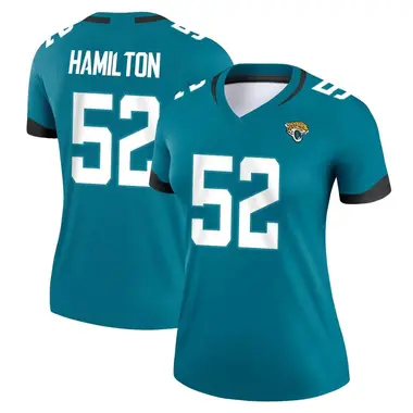 Women's Nike Jacksonville Jaguars Davon Hamilton DaVon Hamilton Jersey - Teal Legend