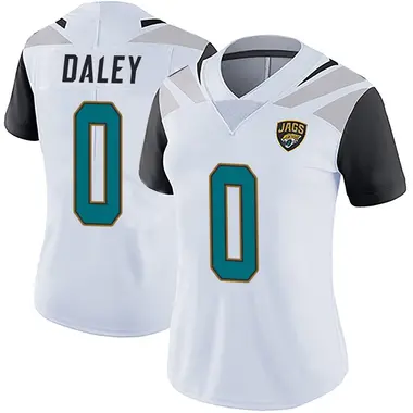 Women's Nike Jacksonville Jaguars Dennis Daley Vapor Untouchable Jersey - White Limited