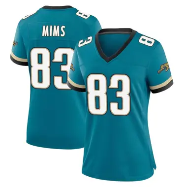 Women's Nike Jacksonville Jaguars Denzel Mims Prowler Throwback Jersey - Teal Game