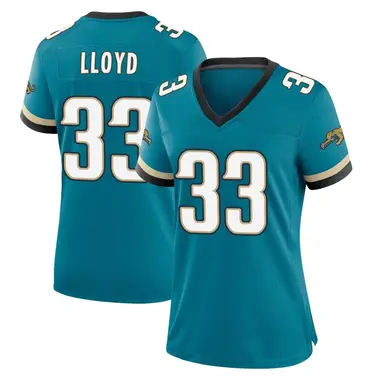 Women's Nike Jacksonville Jaguars Devin Lloyd Prowler Throwback Jersey - Teal Game