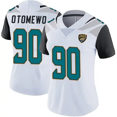 Women's Nike Jacksonville Jaguars Esezi Otomewo Vapor Untouchable Jersey - White Limited