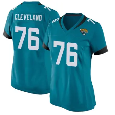 Women's Nike Jacksonville Jaguars Ezra Cleveland Jersey - Teal Game