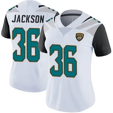 Women's Nike Jacksonville Jaguars Jalen Jackson Vapor Untouchable Jersey - White Limited