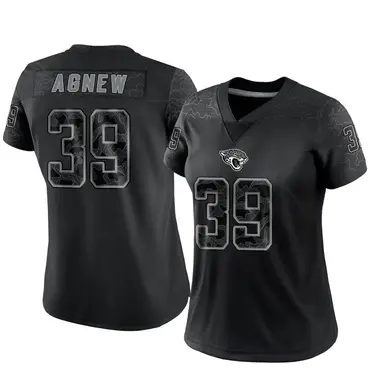 Women's Nike Jacksonville Jaguars Jamal Agnew Reflective Jersey - Black Limited