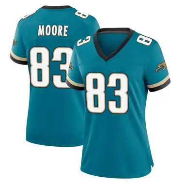 Women's Nike Jacksonville Jaguars Jaylon Moore Prowler Throwback Jersey - Teal Game