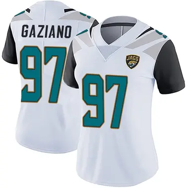 Women's Nike Jacksonville Jaguars Joe Gaziano Vapor Untouchable Jersey - White Limited